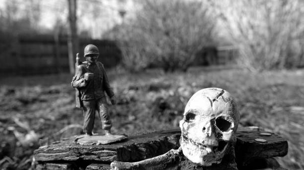 A soldier in war always walks with, together and towards death. This is the history