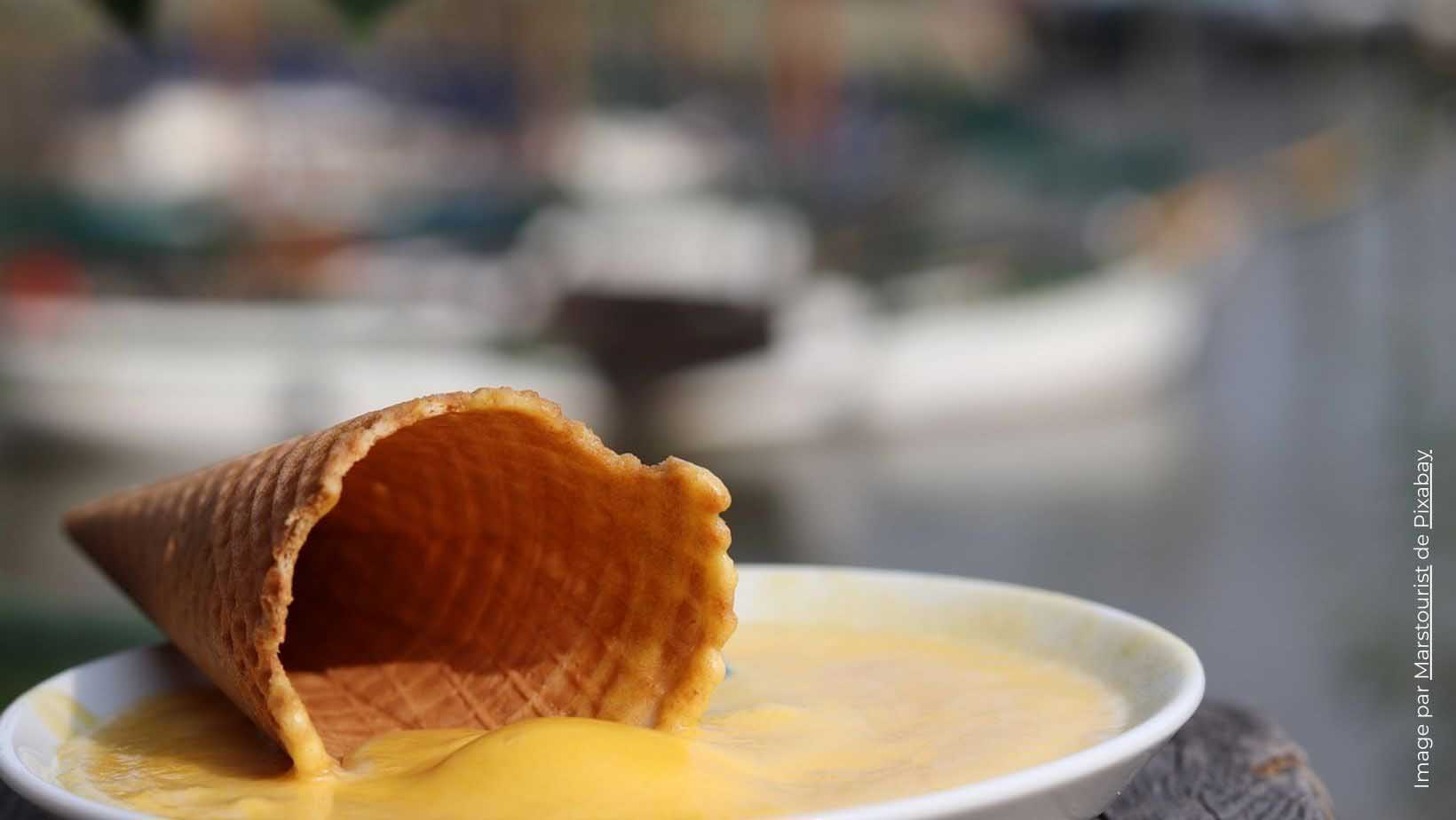 Glace fondue