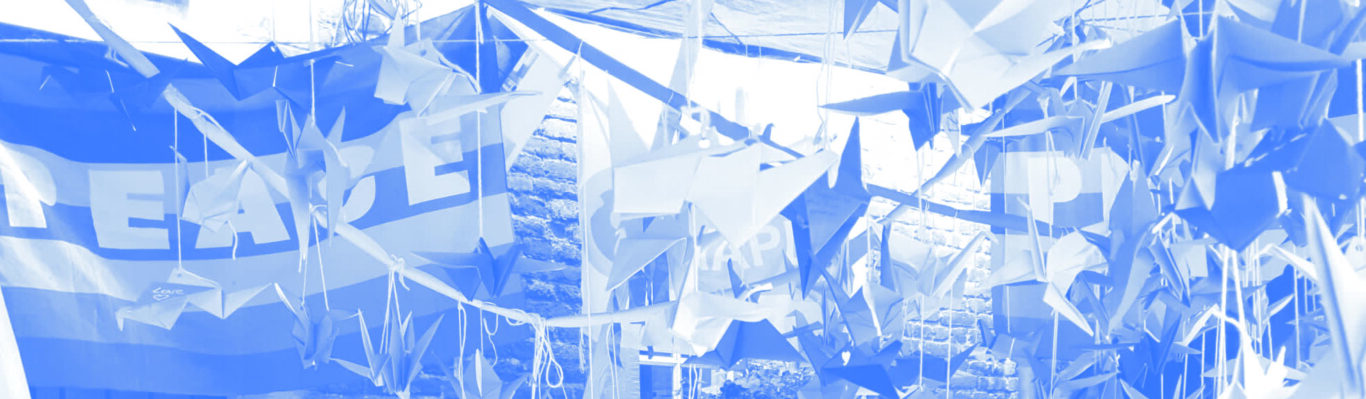bannner bleue origamis grue CNAPD