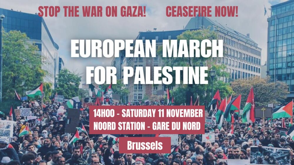 European march Palestine