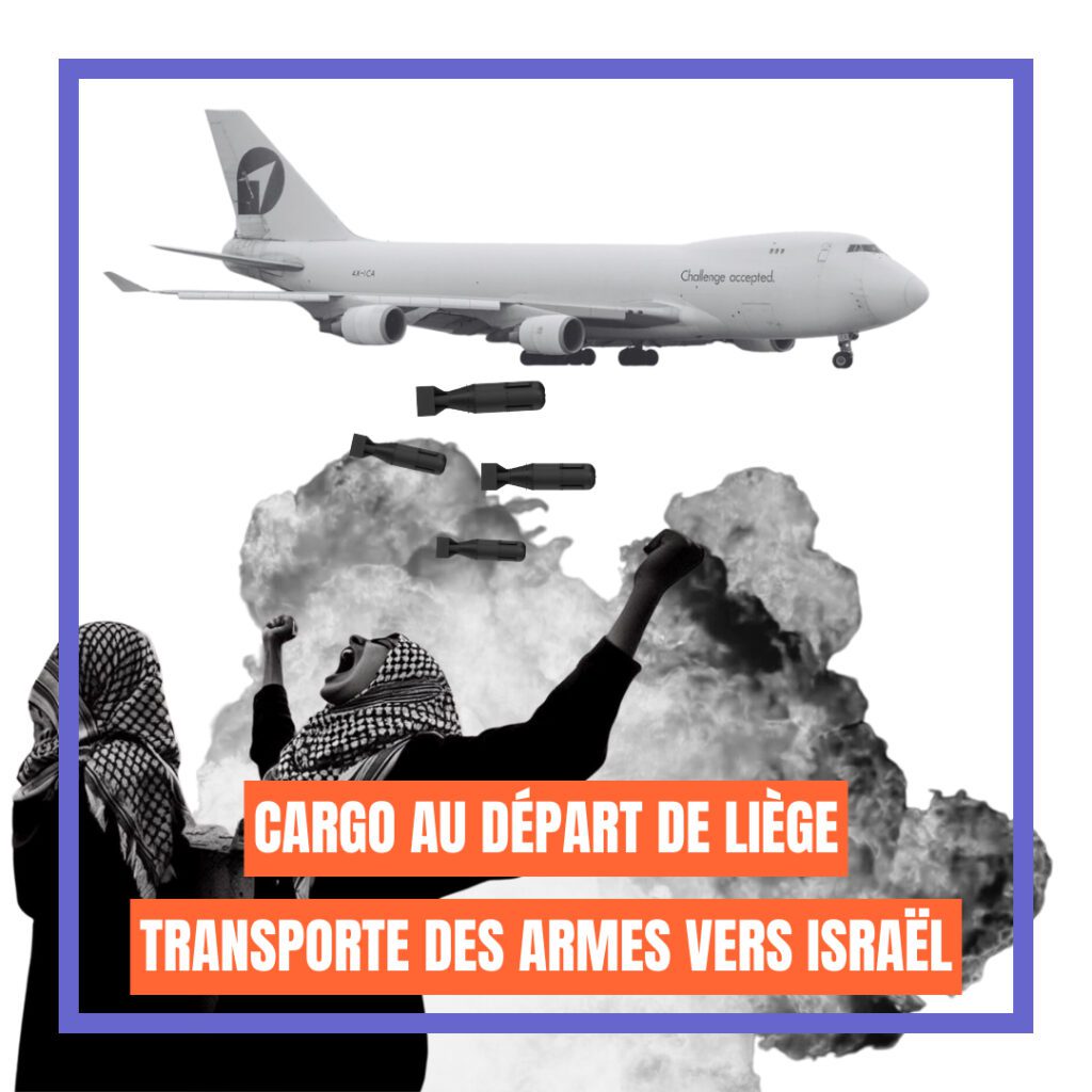 Challenge Airlines, opérant à partir de l'aéroport de Liège, transporte des armes vers Israël